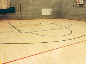 Sports Hall Gymnasium Refurbishment BEFORE